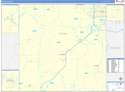 Eaton County, MI Digital Map Basic Style