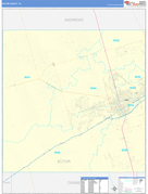 Ector County, TX Digital Map Basic Style