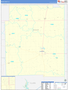 Edgar County, IL Digital Map Basic Style