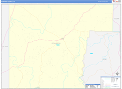 Edwards County, TX Digital Map Basic Style