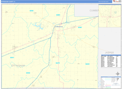 Effingham County, IL Digital Map Basic Style