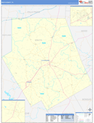 Erath County, TX Digital Map Basic Style