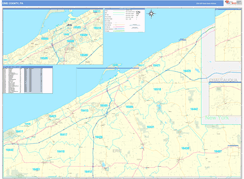 Erie County, PA Digital Map Basic Style