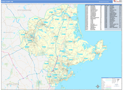 Essex County, MA Digital Map Basic Style