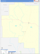 Fallon County, MT Digital Map Basic Style