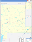 Fayette County, IL Digital Map Basic Style