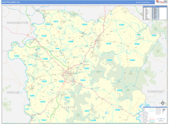 Fayette County, PA Digital Map Basic Style