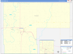 Finney County, KS Digital Map Basic Style