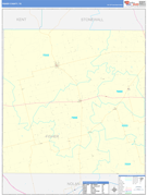 Fisher County, TX Digital Map Basic Style