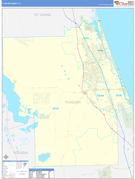 Flagler County, FL Digital Map Basic Style