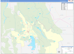 Flathead County, MT Digital Map Basic Style