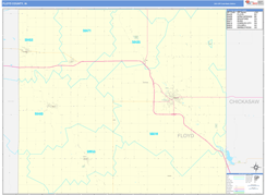 Floyd County, IA Digital Map Basic Style