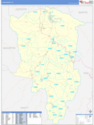 Floyd County, KY Digital Map Basic Style