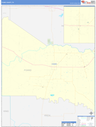 Foard County, TX Digital Map Basic Style