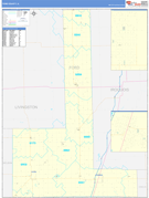 Ford County, IL Digital Map Basic Style