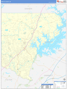 Forsyth County, GA Digital Map Basic Style