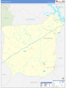 Franklin County, GA Digital Map Basic Style