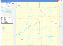 Franklin County, KS Digital Map Basic Style