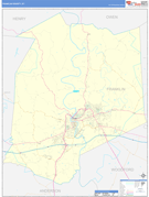 Franklin County, KY Digital Map Basic Style