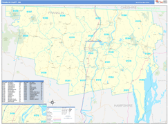Franklin County, MA Digital Map Basic Style