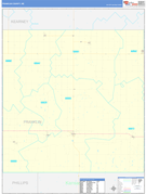 Franklin County, NE Digital Map Basic Style