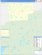 Franklin County, NY Digital Map Basic Style