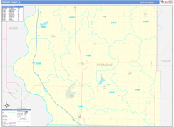 Fremont County, IA Digital Map Basic Style