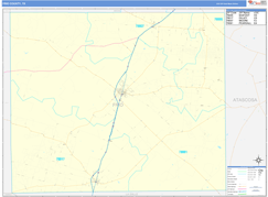 Frio County, TX Digital Map Basic Style