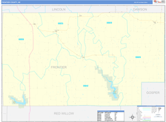 Frontier County, NE Digital Map Basic Style