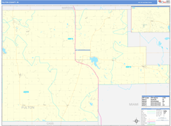 Fulton County, IN Digital Map Basic Style