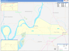 Fulton County, KY Digital Map Basic Style