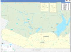 Fulton County, NY Digital Map Basic Style