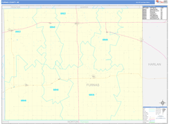 Furnas County, NE Digital Map Basic Style