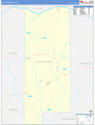 Gasconade County, MO Digital Map Basic Style