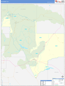 Gila County, AZ Digital Map Basic Style