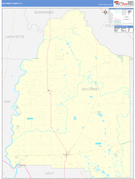 Gilchrist County, FL Digital Map Basic Style