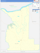 Gilliam County, OR Digital Map Basic Style