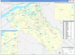 Gloucester County, NJ Digital Map Basic Style