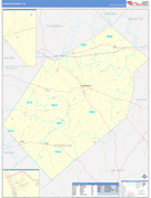 Gonzales County, TX Digital Map Basic Style