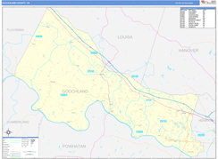 Goochland County, VA Digital Map Basic Style