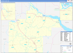 Goodhue County, MN Digital Map Basic Style