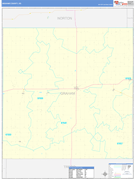 Graham County, KS Digital Map Basic Style