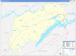 Grainger County, TN Digital Map Basic Style