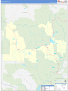 Grand County, CO Digital Map Basic Style