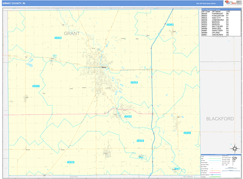 Grant County, IN Digital Map Basic Style