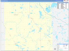Grant County, MN Digital Map Basic Style