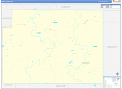Grant County, NE Digital Map Basic Style