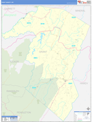 Grant County, WV Digital Map Basic Style