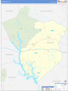 Greene County, GA Digital Map Basic Style