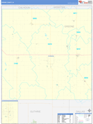 Greene County, IA Digital Map Basic Style